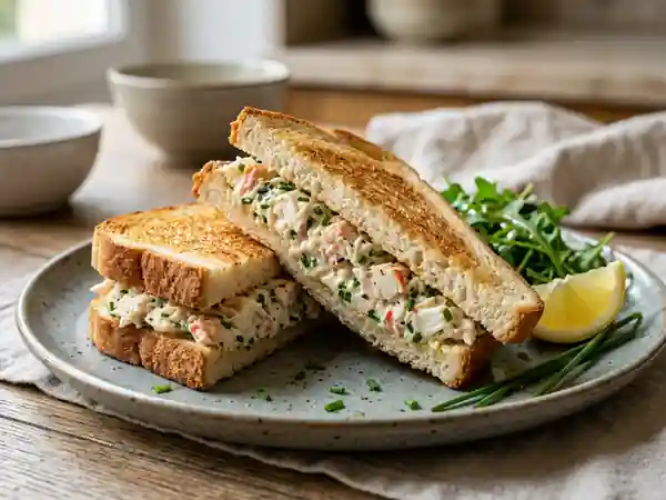 Pain de crabe gourmand : recette facile et savoureuse - Photo de présentation