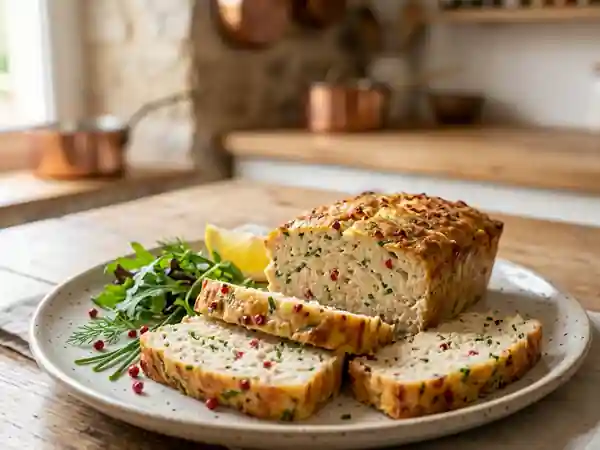 Pain de poisson aux baies roses et ciboulette : recette savoureuse et facile - Photo de présentation