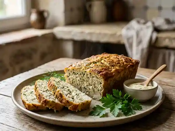 Pain de poisson fondant et persillé - Photo de présentation