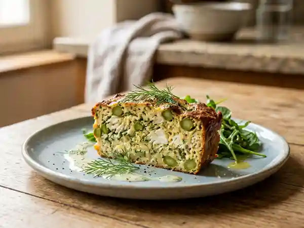 Terrine fondante de poisson et asperges - Photo de présentation