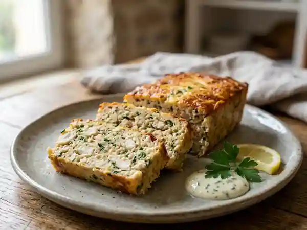 Pain de poisson blanc moelleux et citronné - Photo de présentation