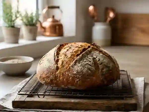 Pain d'épeautre à la croûte craquante - Photo de présentation