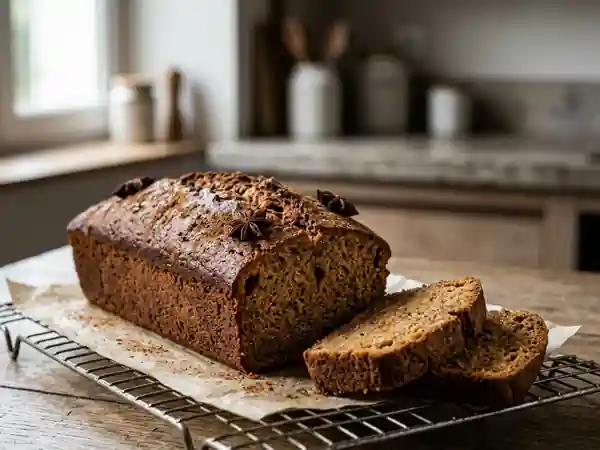 Pain d'épices moelleux miel et cannelle - Photo de présentation