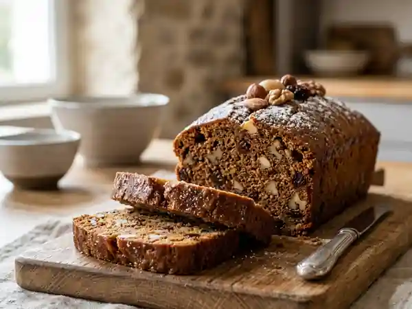 Pain d'épices moelleux aux fruits secs - Photo de présentation