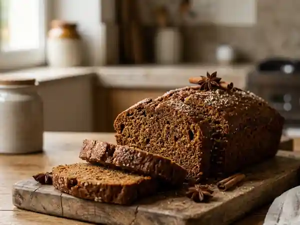 Pain d'épices rustique aux trois farines - Photo de présentation