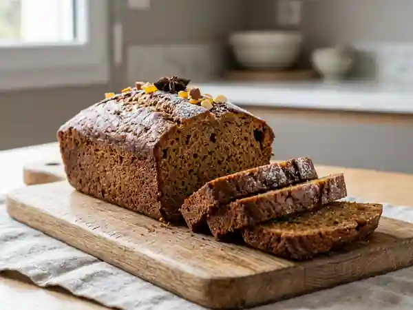 Pain d'épices moelleux au miel et seigle - Photo de présentation