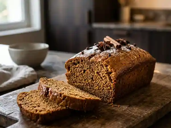 Pain d'épices moelleux au miel et seigle - Photo de présentation