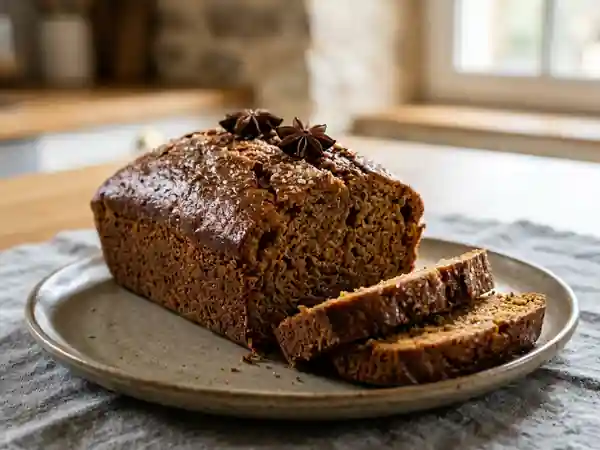 Pain d'épices moelleux miel et seigle - Photo de présentation