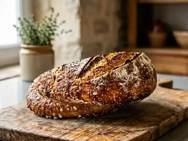 Pain à la grecque doré et moelleux - Photo de présentation
