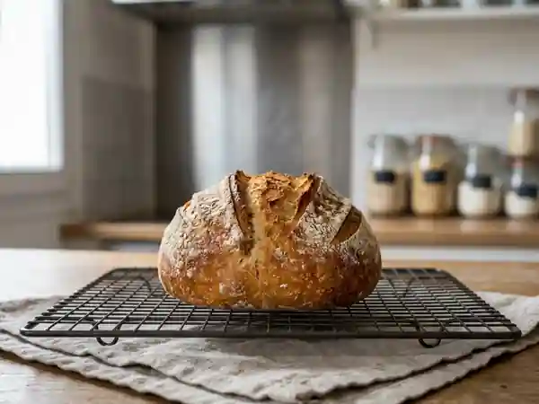 Pain doré à la croûte craquante - Photo de présentation
