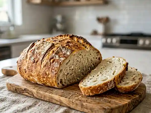 Pain au Tofu Moelleux et Croûte Dorée - Photo de présentation