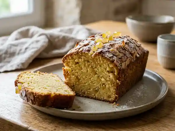 Moelleux aux amandes et éclats de citron confit - Photo de présentation