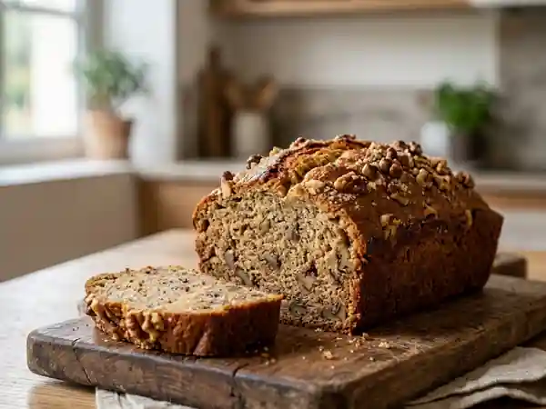 Banana Bread Fondant aux Noix - Photo de présentation
