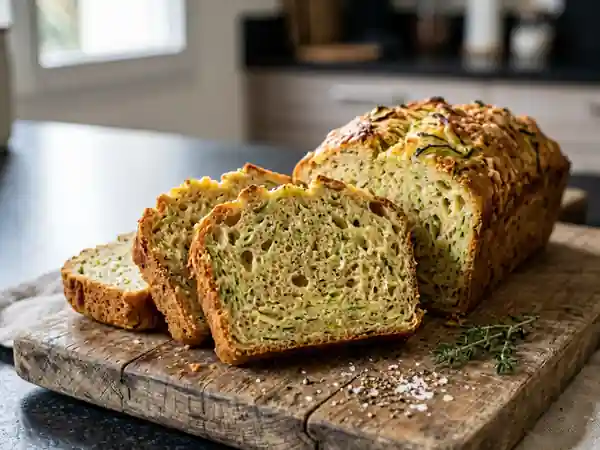 Pain moelleux aux courgettes : recette facile et gourmande - Photo de présentation