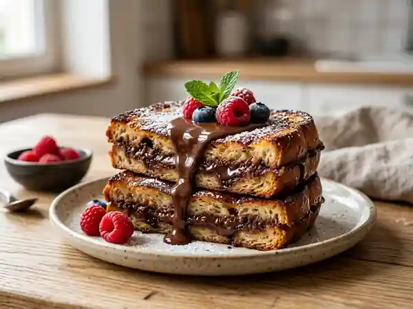 Pain perdu au chocolat fondant : recette gourmande et facile - Photo de présentation