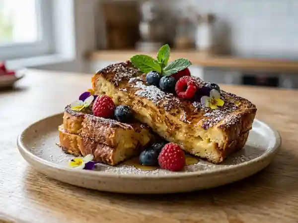 Pain perdu vanillé, doré et extra-moelleux - Photo de présentation