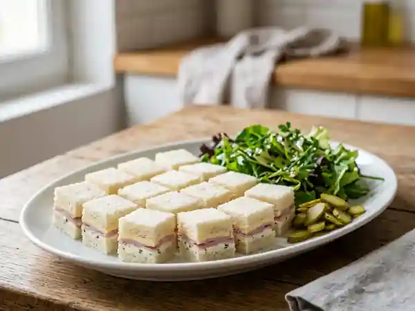 Pain surprise moelleux au jambon et fromage - Photo de présentation