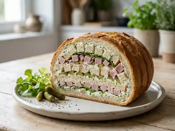 Pain surprise ultra-moelleux au jambon - Photo de présentation
