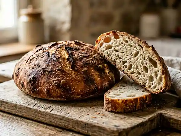 Pain tunisien traditionnel cuit au tabouna : recette authentique et savoureuse - Photo de présentation