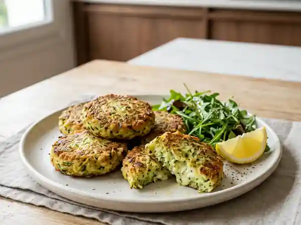 Palets de courgettes fondants au Carré Frais, recette facile et gourmande - Photo de présentation