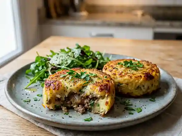Palets parmentier fondants et dorés - Photo de présentation