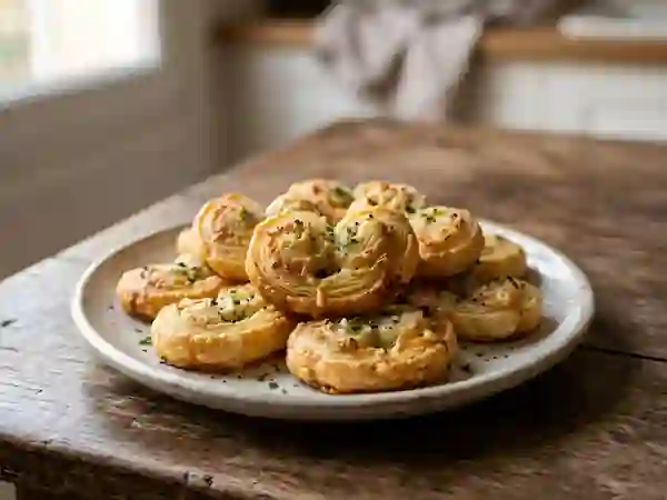 Palmiers Craquants au Beurre d'Ail - Photo de présentation
