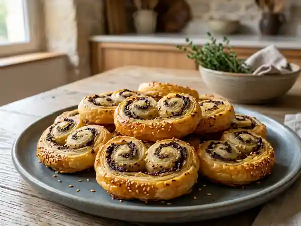 Palmiers Tapenade et Sésame Ultra-Croustillants - Photo de présentation