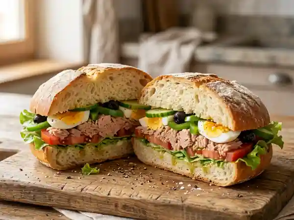 Pan Bagnat Traditionnel et Croquant - Photo de présentation