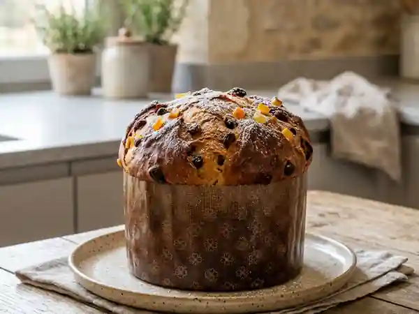 Panettone Moelleux aux Fruits Confits - Photo de présentation