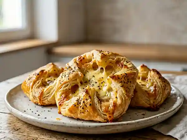 Paniers Feuilletés au Trio de Fromages - Photo de présentation