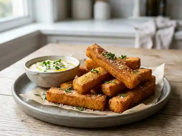 Panisses croustillantes à la farine de pois chiches, recette facile et rapide - Photo de présentation