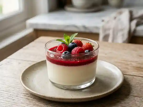 Panna Cotta Vanillée Fondante et Crémeuse - Photo de présentation