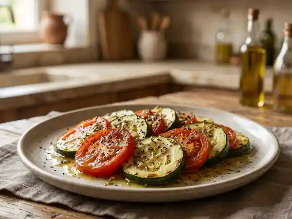 Papillotes de courgettes et tomates fondantes - Photo de présentation