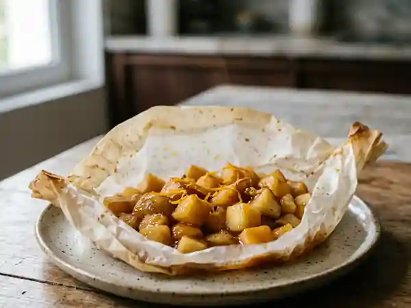 Papillote de Fruits Fondants à l'Orange - Photo de présentation