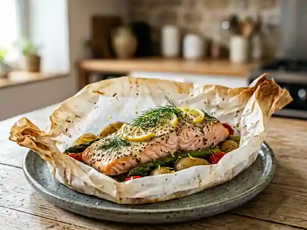 Saumon fondant à la moutarde à l'ancienne - Photo de présentation