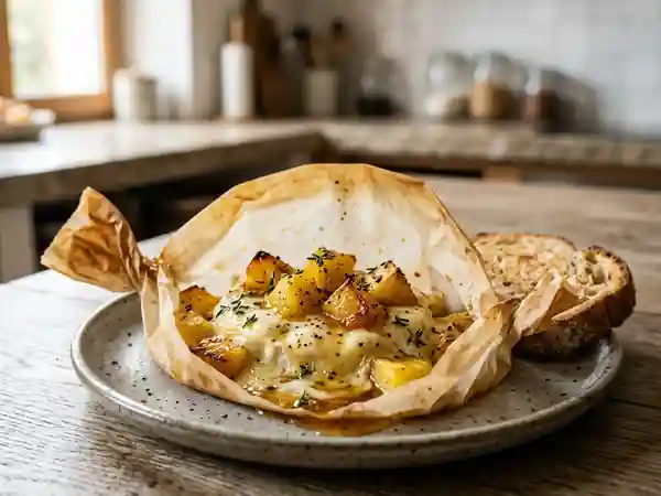 Papillotes de Chèvre Fondant à l'Ananas - Photo de présentation