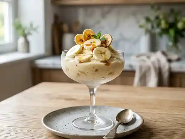 Parfait à la Banane Fondant et Givré - Photo de présentation