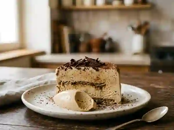 Parfait glacé au café corsé et chocolat - Photo de présentation