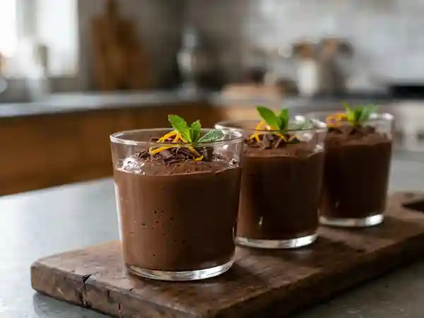Parfait Saint-Émilion : Dessert Raffiné au Vin Rouge et Chocolat - Photo de présentation