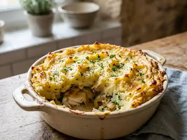 Parmentier de poisson fondant et gratiné - Photo de présentation
