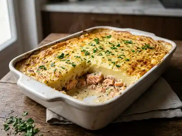 Parmentier de saumon de Norvège : recette gourmande et facile - Photo de présentation