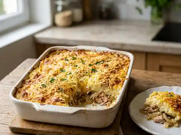 Parmentier de thon savoureux et facile à préparer - Photo de présentation