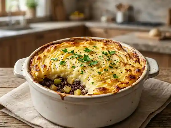 Parmentier boudin noir et pommes fondantes - Photo de présentation