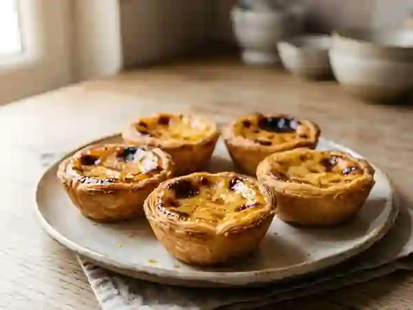 Pastéis de Nata : Crème et Feuilleté - Photo de présentation