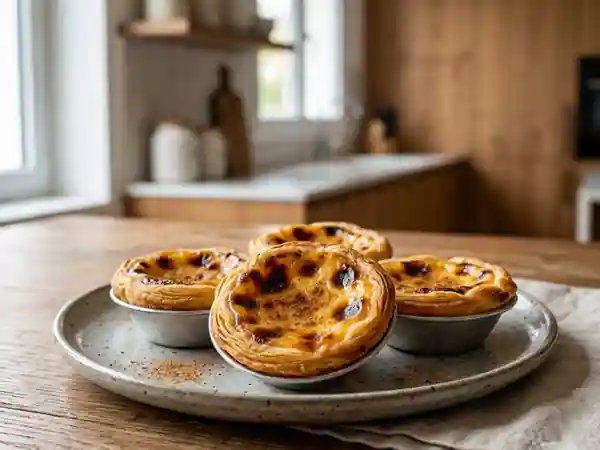 Pastéis de nata : la recette authentique portugaise de la tartelette à la crème - Photo de présentation