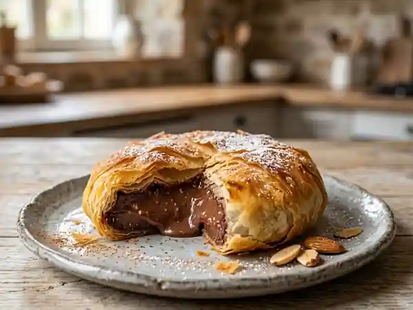 Pastilla croustillante au chocolat fondant - Photo de présentation
