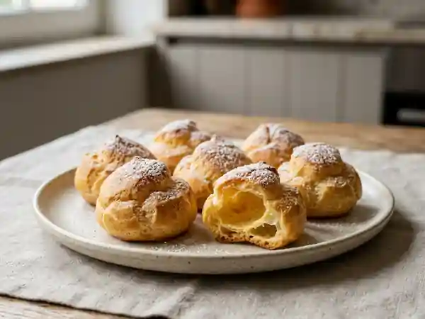 Pâte à choux aérienne et dorée - Photo de présentation