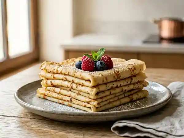 Pâte à crêpe rapide et facile pour 1 personne - Photo de présentation