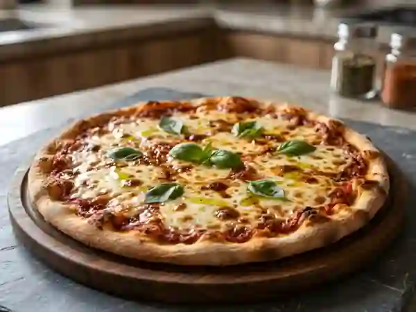 Pâte à pizza fine au croustillant parfait - Photo de présentation