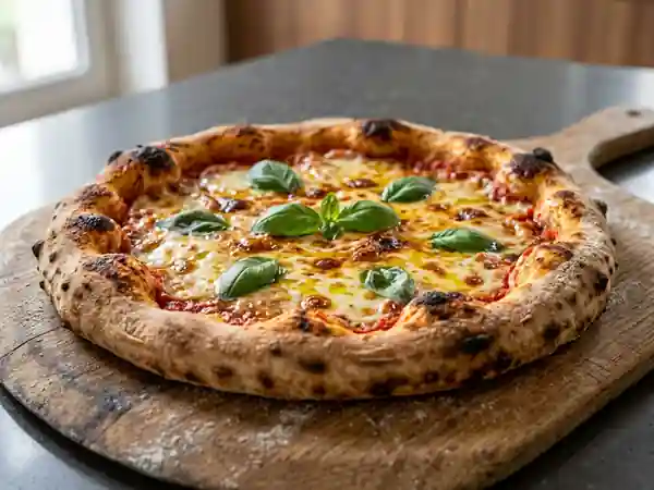 Pâte à pizza maison facile et rapide pour une personne - Photo de présentation